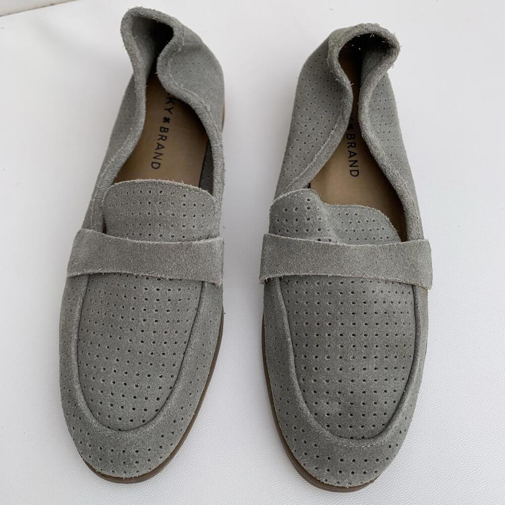 Lucky Brand Genuine Leather Loafers Flats Sz 7.5 Womens